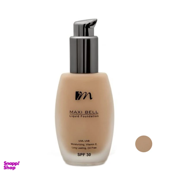 کرم پودر مکسی بل مدل llv شماره 206 حجم 35 میلی لیتر