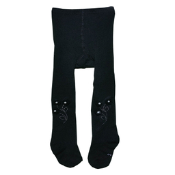 جوراب شلواری دخترانه مدل رز رنگ مشکی