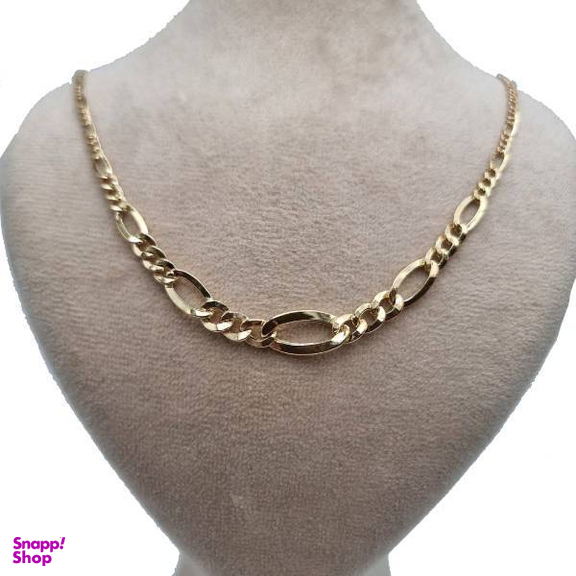 گردنبند طلا 18 عیار زنانه اپال گلد مدل زنجیر فیگارو کونیک کد sh0271