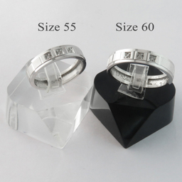 ست انگشتر نقره زنانه و مردانه کد AS055