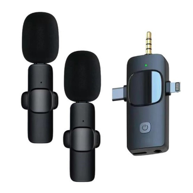 میکروفون وایرلس مدل 2 MIC مجموعه 2 عددی