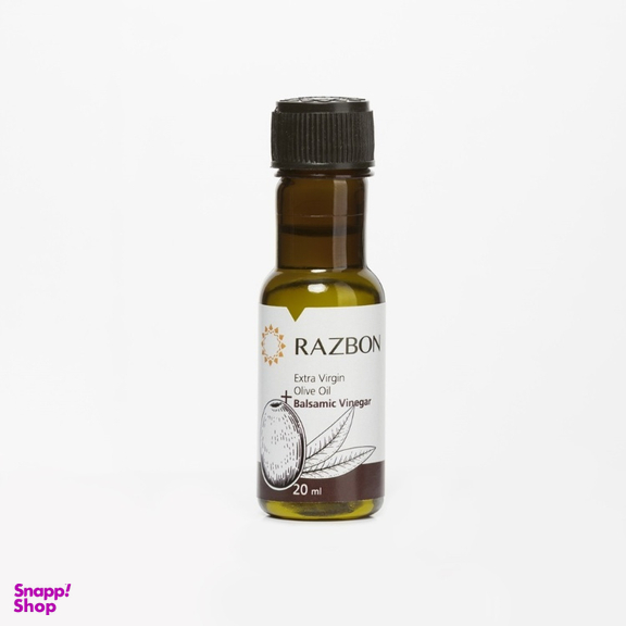 سس روغن زیتون و بالزامیک رزبن حجم 20 میلی لیتر بسته 12 عددی