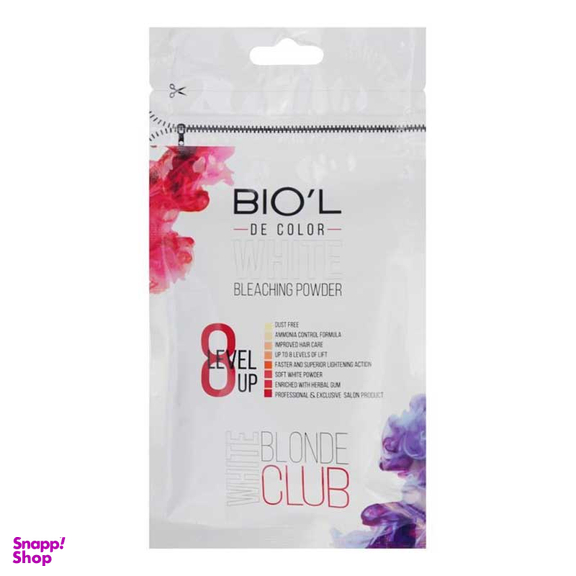 پودر دکلره بیول مدل Blonde Club رنگ سفید وزن 50 گرم بسته 2 عددی