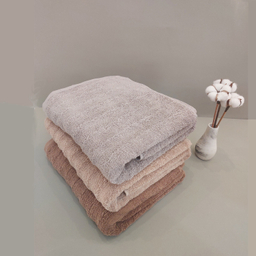 حوله حمام ارغوان مدل موجی سایز 80x140 سانتی‌ متر