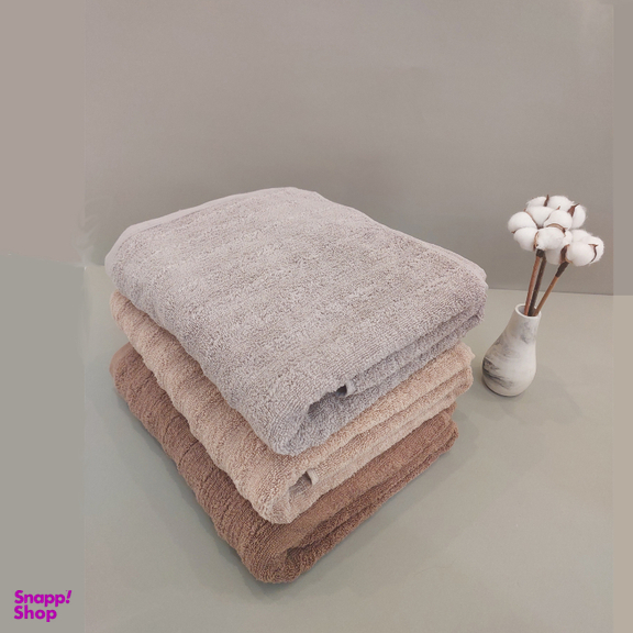 حوله حمام ارغوان مدل موجی سایز 80x140 سانتی‌ متر