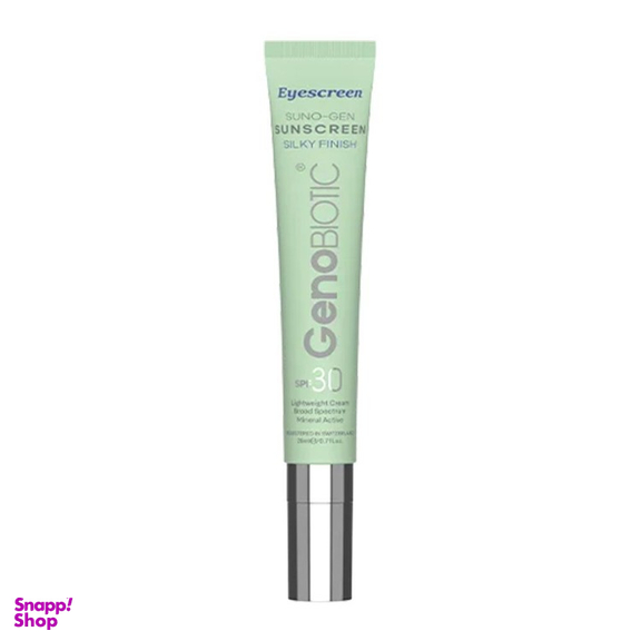 کرم ضد آفتاب دور چشم ژنوبایوتیک مدل Geno Silky Finish حجم 20 میلی متر