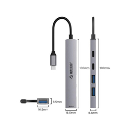 USB هاب 5 پورت Type-C اوریکو مدل YSB4-U2