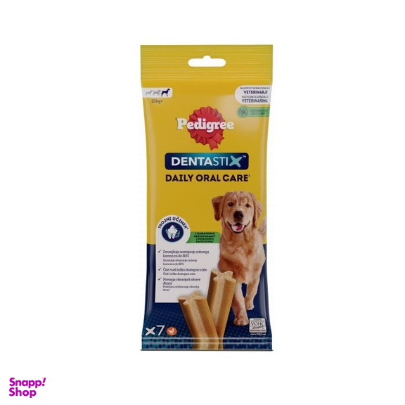 تشویقی سگ نژاد بزرگ پدیگری مدل Oral care +25 کد 7826 وزن 270 گرم