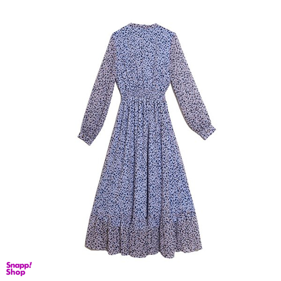 پیراهن زنانه برنس مدل تیام رنگ طوسی روشن