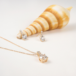 نیم ست زیور زنانه ژوپینگ کد 1170981460