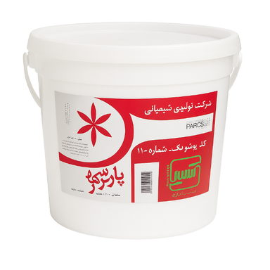 پوشرنگ پارس بهار کد 110 رنگ سفید حجم 10 لیتر
