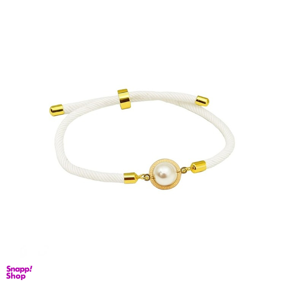 دستبند طلا 18 عیار زنانه طرح مروارید کد Gs1001