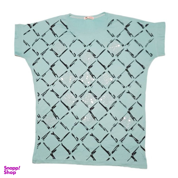 تیشرت زنانه طرح نگین کد 604422