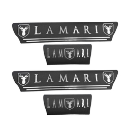 برچسب رکاب خودرو کالانیکس مدل REK-LAMARY-10528 مناسب لاماری مجموعه 4 عددی