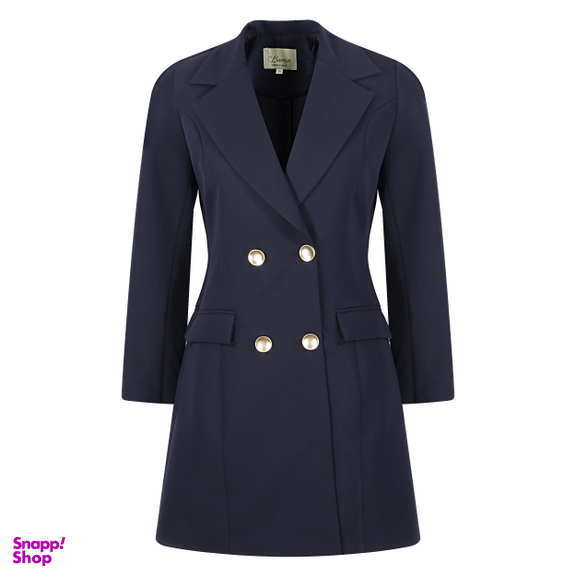 مانتو شلوار زنانه السانا مدل VARA32 رنگ سرمه ای