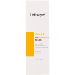 تونر صورت ویتالیر مدل Vitamin C حجم 200 میلی لیتر