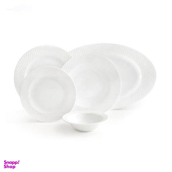 سرویس غذاخوری 28 پارچه چینی زرین ایران مدل رادیانس درجه 3