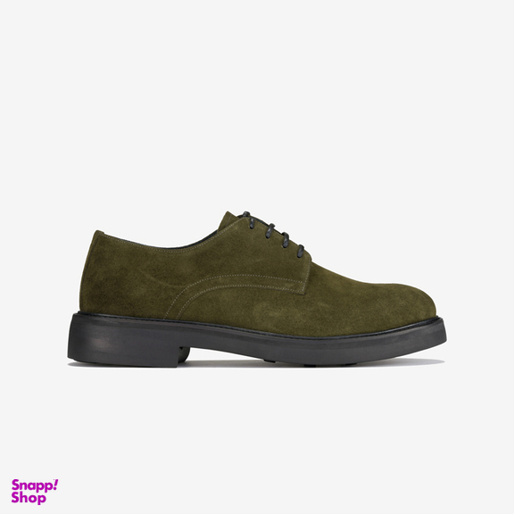 کفش رسمی مردانه چرم مشهد مدل J6299 رنگ سبز ارتشی