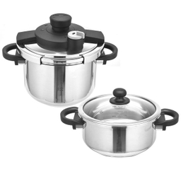 زودپز دوقلو جی فی نی مدل NEW-G01 گنجایش 6 و 4 لیتر