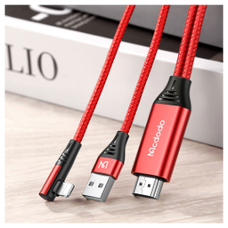 کابل تبدیل لایتنینگ به HDMI مک دودو مدل CA-6400 طول 200 سانتی متر