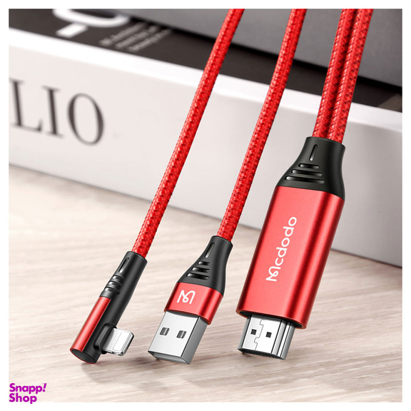کابل تبدیل لایتنینگ به HDMI مک دودو مدل CA-6400 طول 200 سانتی متر