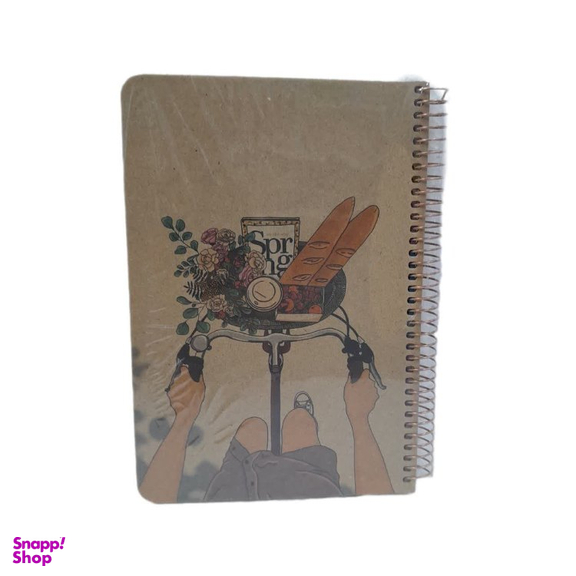 دفترچه یاداشت خط دار ۷۰ برگ طرح دوچرخه کد 804