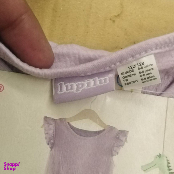 پیراهن آستین کوتاه دخترانه لوپیلو مدل b0075