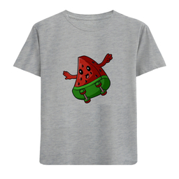 تیشرت آستین کوتاه دخترانه مدل هندوانه D74