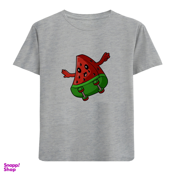 تیشرت آستین کوتاه دخترانه مدل هندوانه D74