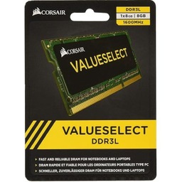 رم لپ تاپ DDR3L تک کاناله 1600 مگاهرتز CL11 کورسیر مدل VALUESELECT ظرفیت 8 گیگابایت