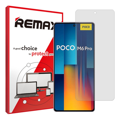 محافظ صفحه نمایش شفاف گوشی موبایل ریمکس مناسب شیائومی Poco M6 Pro 4G