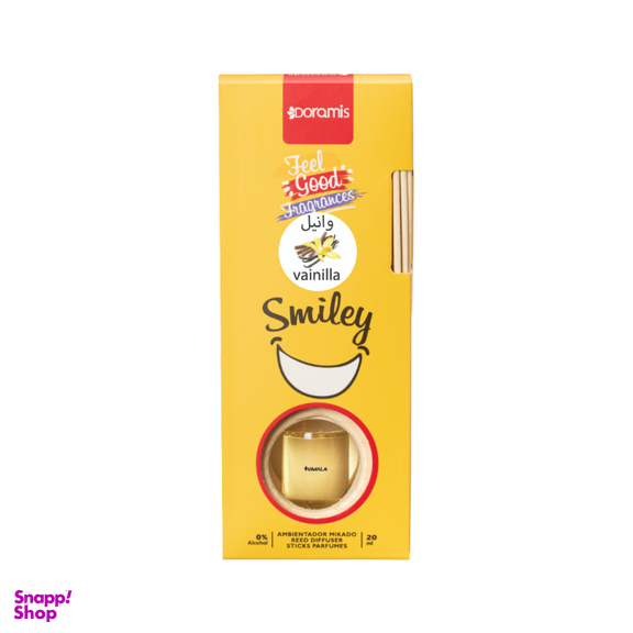 خوشبو کننده هوا درامیس سری Smiley مدل وانیل حجم 20 میلی لیتر