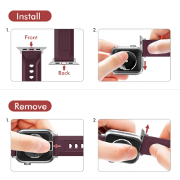 بند ساعت هوشمند آهااستایل مدل WA10 مناسب اپل واچ 4244 میلی متر