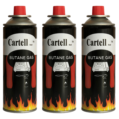 کپسول گاز مسافرتی کارتل کد CG-03 بسته 3 عددی