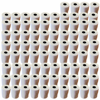 رول کاغذ حرارتی کش بک پشت چاپ مدل 8mm کد 1404003 بسته 84 عددی