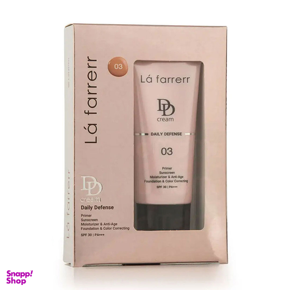 دی دی کرم رنگی لافارر SPF30 مدل 03 Natural rose مناسب انواع پوست حجم 33 میلی لیتر
