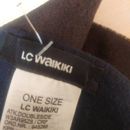 شال مردانه ال سی وایکیکی مدل gogomy رنگ سرمه ای