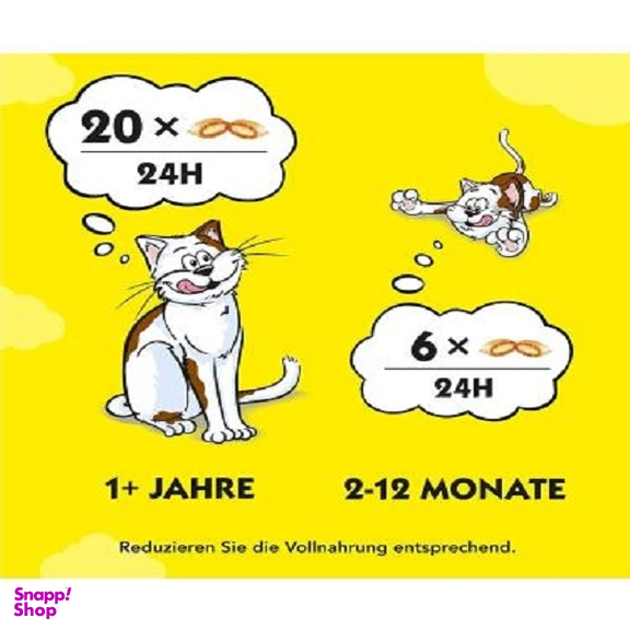 تشویقی گربه دریمیز مدل Snack With Fish & Cheese وزن 60 گرم