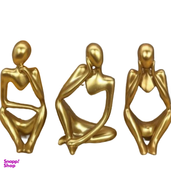 مجسمه آدم متفکر کد N99 مجموعه 3 عددی