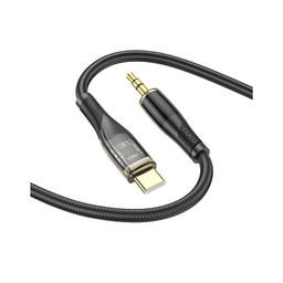 کابل تبدیل USB-C به جک 3.5 میلی متری هوکو مدل UPA25 طول 1 متر