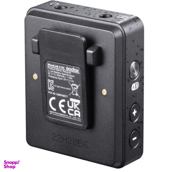 میکروفون بی‌ سیم یقه‌ ای گودکس مدل Godox MoveLink II M2 Compact 2-Person Wireless Microphone