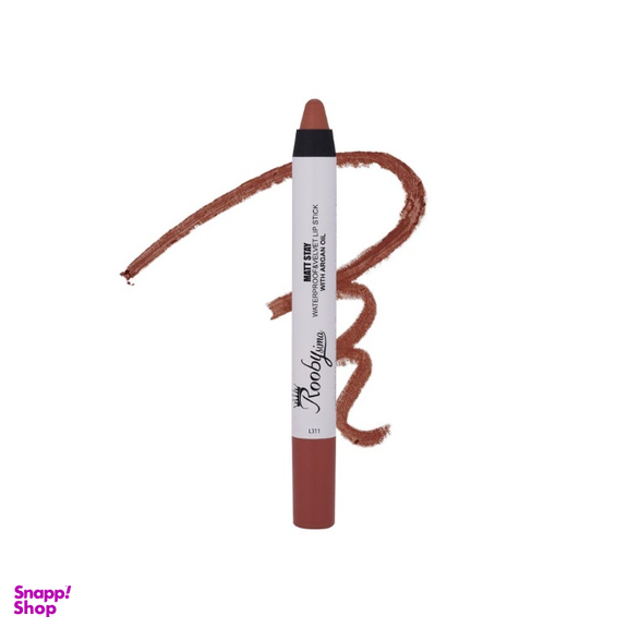 رژ لب مدادی روبی سیما کد L311 رنگ قهوه ای