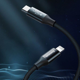 کابل تبدیل USB-C به لایتنینگ باسئوس مدل Yiven طول 1 متر