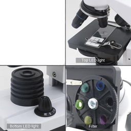 میکروسکوپ مدل 1280X به همراه چشمی دیجیتال و کیف حمل