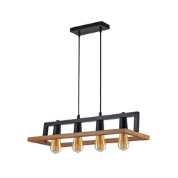 لوستر چهار شعله چشمه نور کد AB1336/4BK