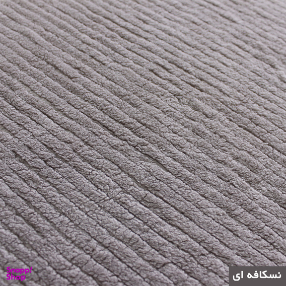 پادری شاران هوم مدل اسفنج دار طرح مخمل راه راه فانتزی سایز 40 ×65 سانتی متر