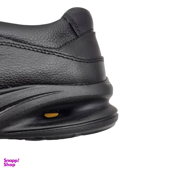 کفش طبی مردانه چرم ریباری مدل GO11 رنگ مشکی