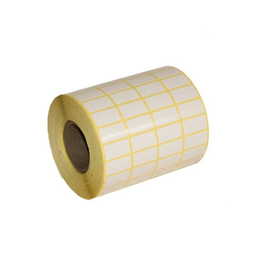لیبل برچسب کاغذی مدل چهار ردیف سایز 12×25 بسته 10000 عددی
