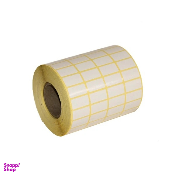 لیبل برچسب کاغذی مدل چهار ردیف سایز 12×25 بسته 10000 عددی