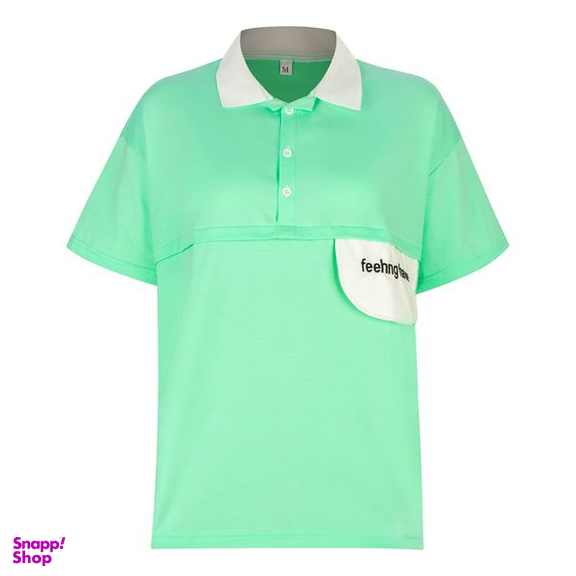 پولوشرت آستین کوتاه زنانه مدل feehng